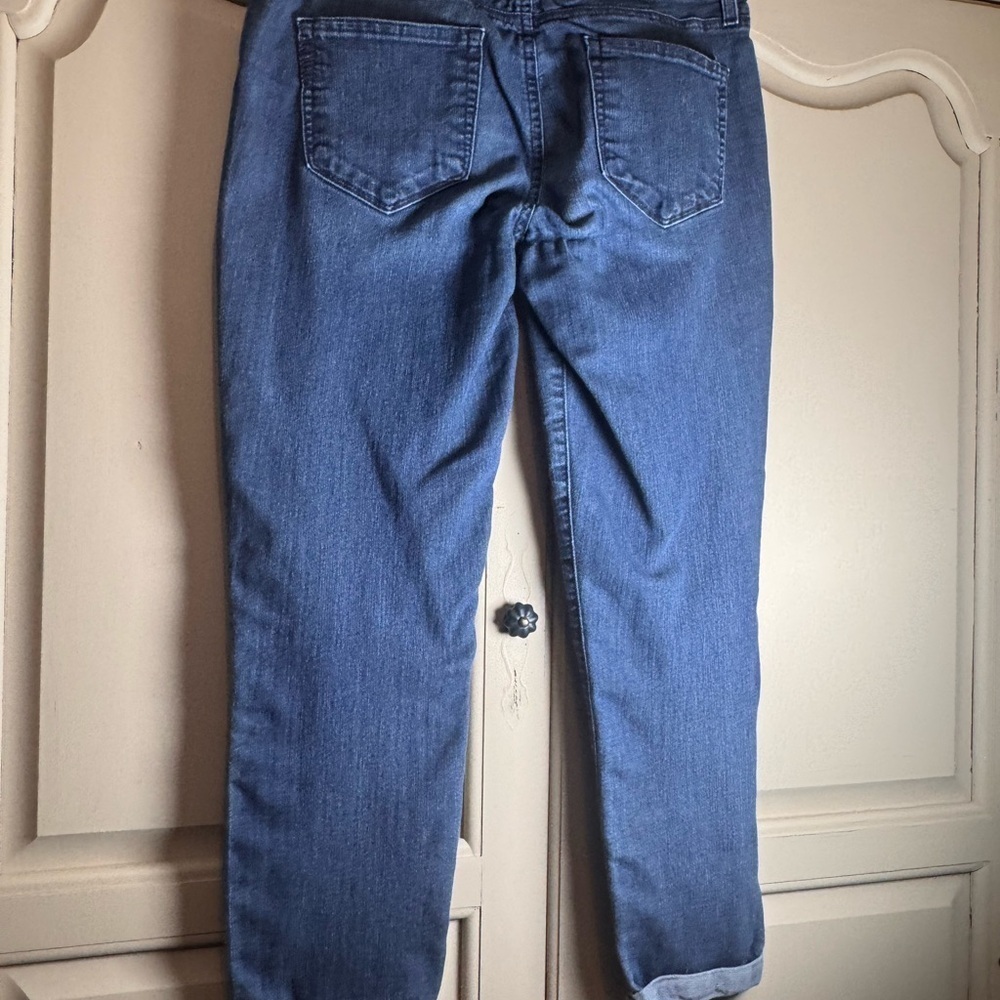 PAIGE Midnight Blue Cropped Jeans size 29 good used condition - Picture 3 of 5